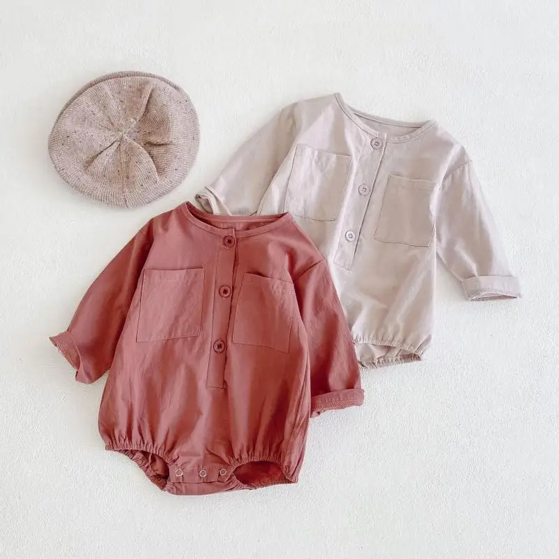 2021 Autumn Solid Color Baby Girl Bodysuit New Long Sleeve Infant Boy Jumpsuit Cotton O-neck Casual Toddler Newborn Clothes
2021 Autumn Solid Color Baby Girl Bodysuit New Long Sleeve Infant Boy Jumpsuit Cotton O-neck Casual Toddler Newborn Clothes