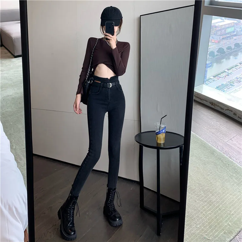 Skinny Jeans Women Sexy Button Slim Ankle-length Leisure Fashion Spring Autumn Womens All-match Chic Streetwear Korean Style New
Skinny Jeans Women Sexy Button Slim Ankle-length Leisure Fashion Spring Autumn Womens All-match Chic Streetwear Korean Style New