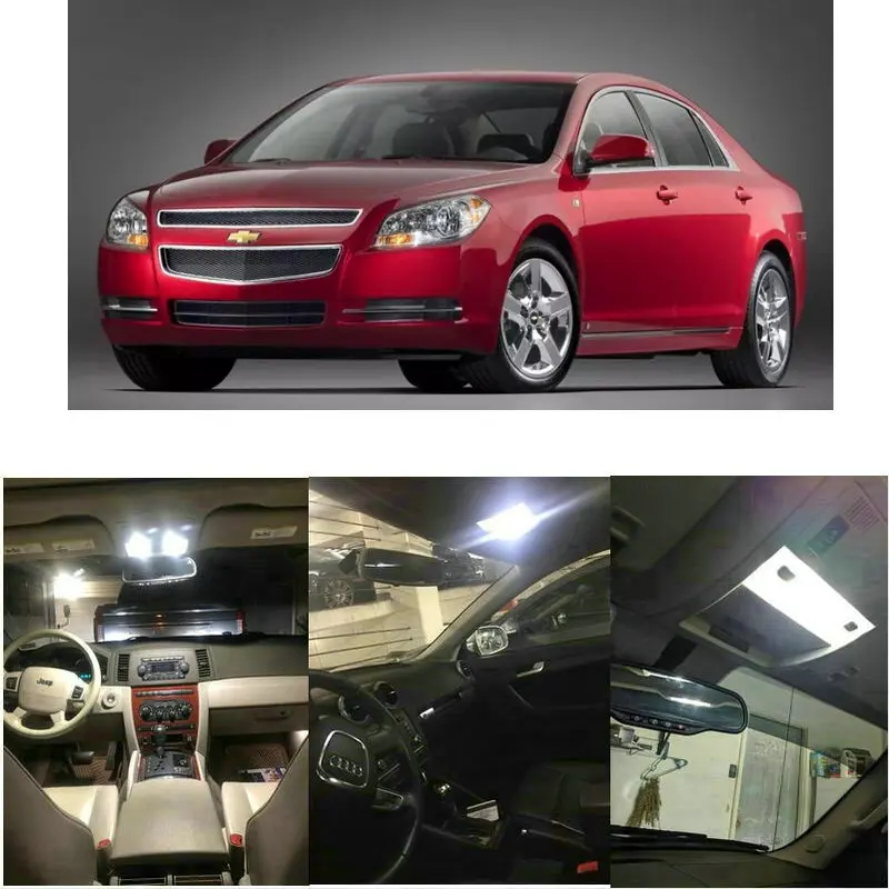 Внутренние светодиодные лампы для 2011 Chevrolet Malibu Silverado 1500 2500HD 3500HD Suburban 2500 Tahoe Volt