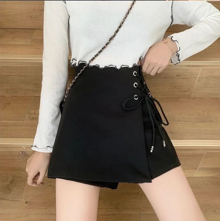 KK979 2021 new Irregular spring and autumn new lace high waist casual shorts women
KK979 2021 new Irregular spring and autumn new lace high waist casual shorts women
