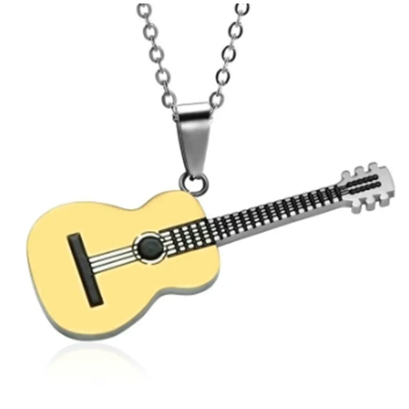 Popular creative music guitar pendant men's hip-hop rock trendy accessories fashion banquet jewelry holiday gifts
Popular creative music guitar pendant men's hip-hop rock trendy accessories fashion banquet jewelry holiday gifts