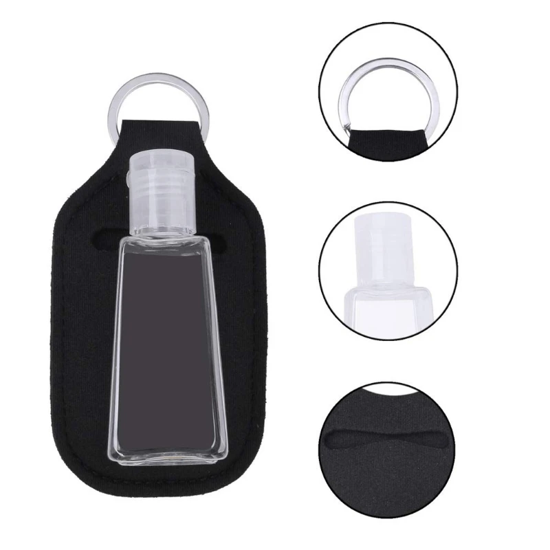 Empty Travel Size Bottle Hand Sanitizer Bottle Holder Refillable 30ML Bottles Reusable Bottles with Keychain Carriers
Empty Travel Size Bottle Hand Sanitizer Bottle Holder Refillable 30ML Bottles Reusable Bottles with Keychain Carriers