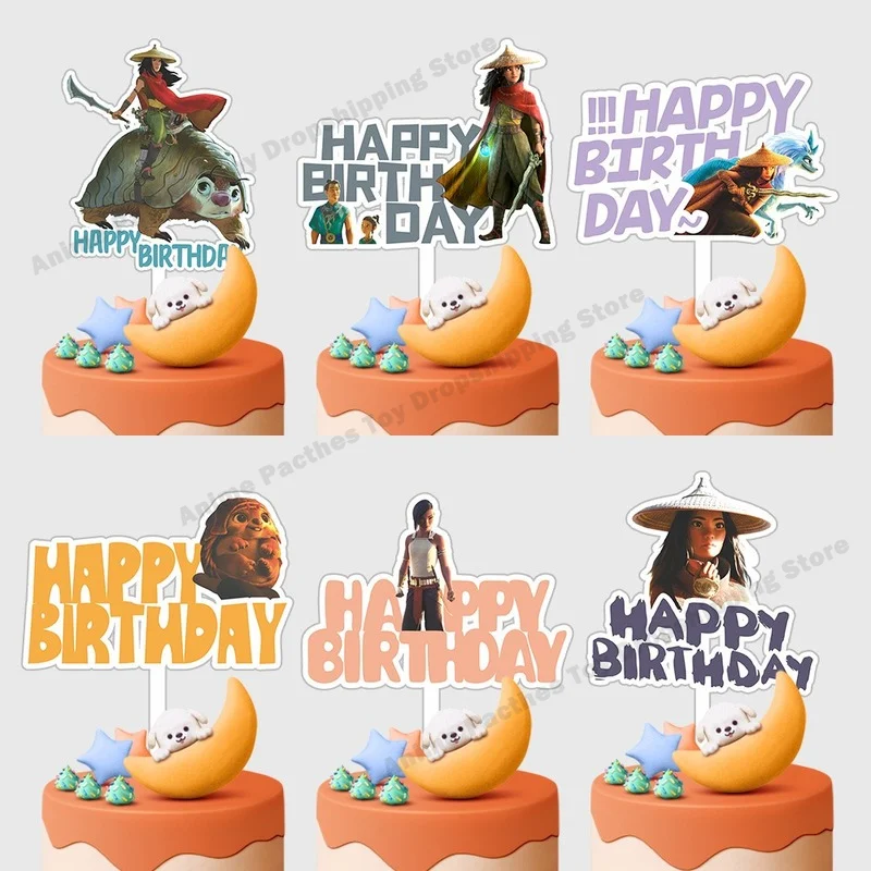 Disney Raya and The Last Dragon anime TUK TUK SISU Raya Cupcake Toppers Birthday Cake Acrylic Card Insert Party Decoration Flag
Disney Raya and The Last Dragon anime TUK TUK SISU Raya Cupcake Toppers Birthday Cake Acrylic Card Insert Party Decoration Flag