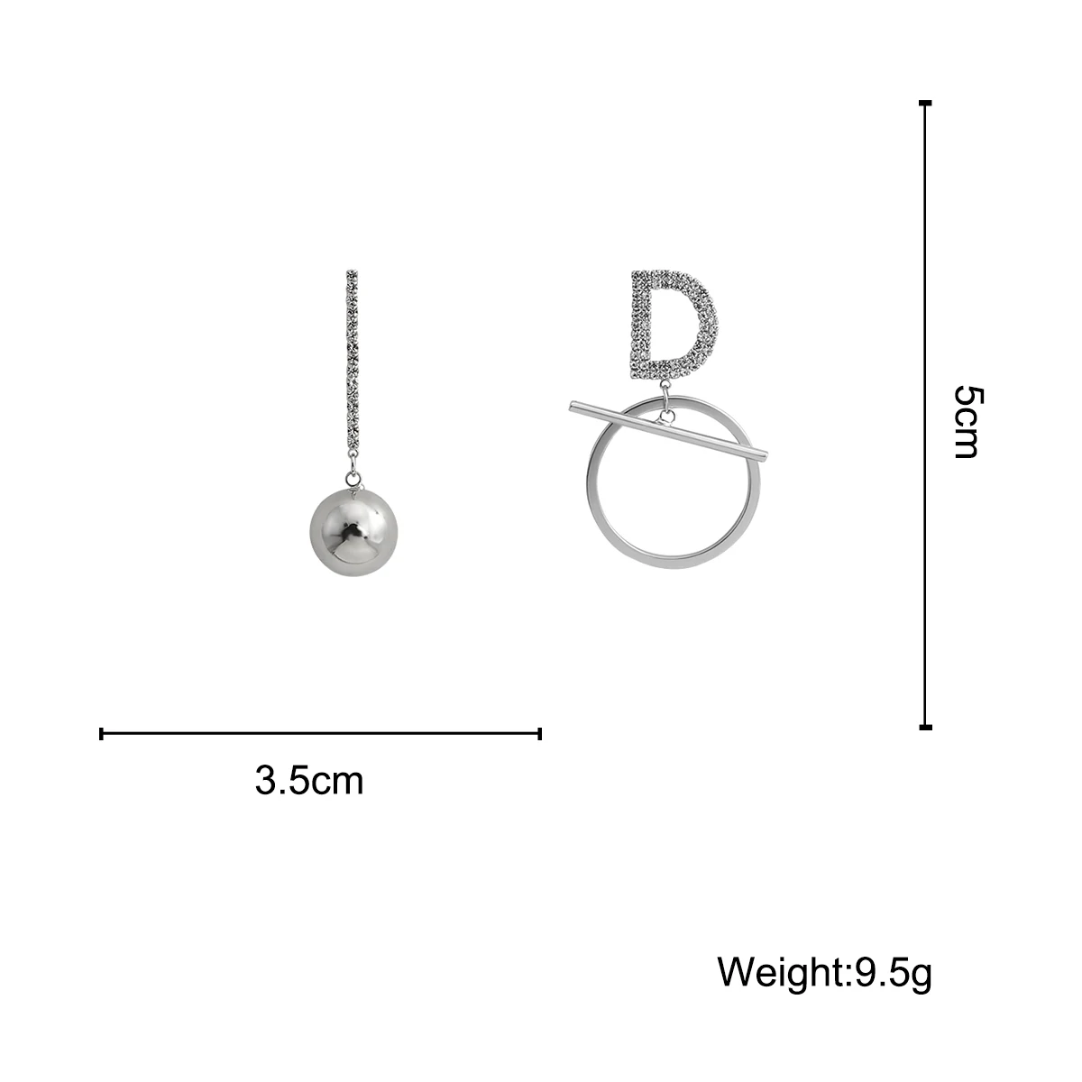 AMORCOME Luxury Punk Long Chain Letter D Hanging Earrings For Women Crystal Big Dangle Statement Earrings Wedding Jewelry 2021
AMORCOME Luxury Punk Long Chain Letter D Hanging Earrings For Women Crystal Big Dangle Statement Earrings Wedding Jewelry 2021