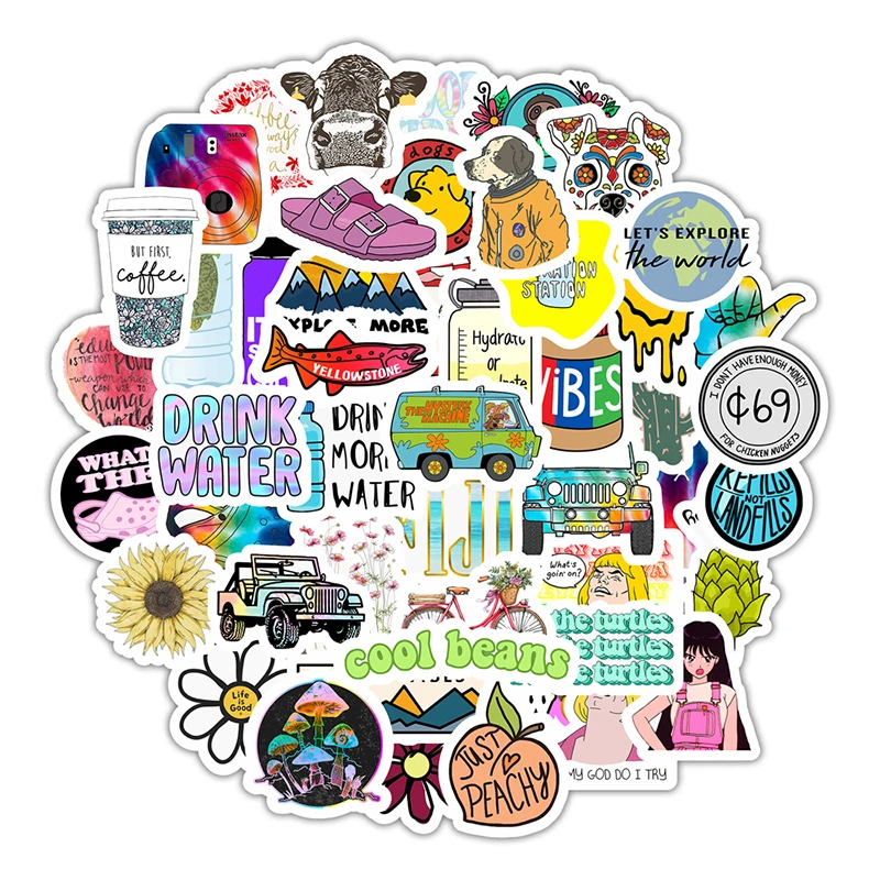 50pcs Nature Sunflower Sticker Waterproof Suitcase Bike Motorcycle Helmet Car Styling Accessories Stickers
50pcs Nature Sunflower Sticker Waterproof Suitcase Bike Motorcycle Helmet Car Styling Accessories Stickers