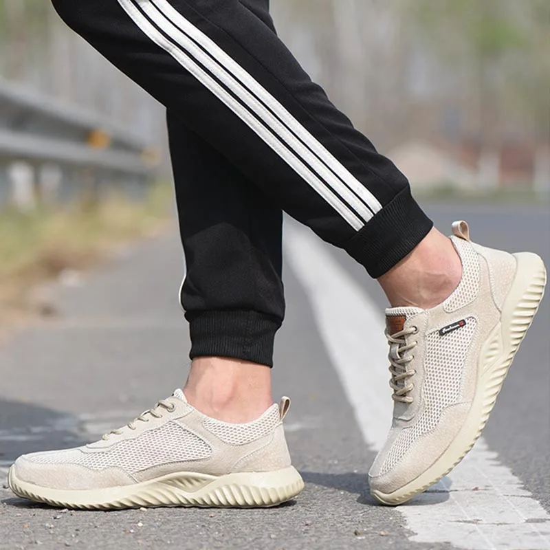 New Men's Steel Toe Safety Shoes Comfortable Deodorant Work Boots Anti-smash Anti-piercing Shoes Breathable Mesh Men's Sneakers 
New Men's Steel Toe Safety Shoes Comfortable Deodorant Work Boots Anti-smash Anti-piercing Shoes Breathable Mesh Men's Sneakers