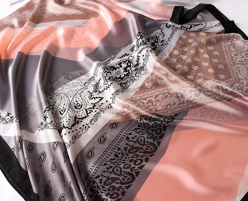 2020 Luxury Paisley Floral Print Scarf Silk Women Shawls and Wraps Female Hijabs Scarfs Beach Stole
2020 Luxury Paisley Floral Print Scarf Silk Women Shawls and Wraps Female Hijabs Scarfs Beach Stole