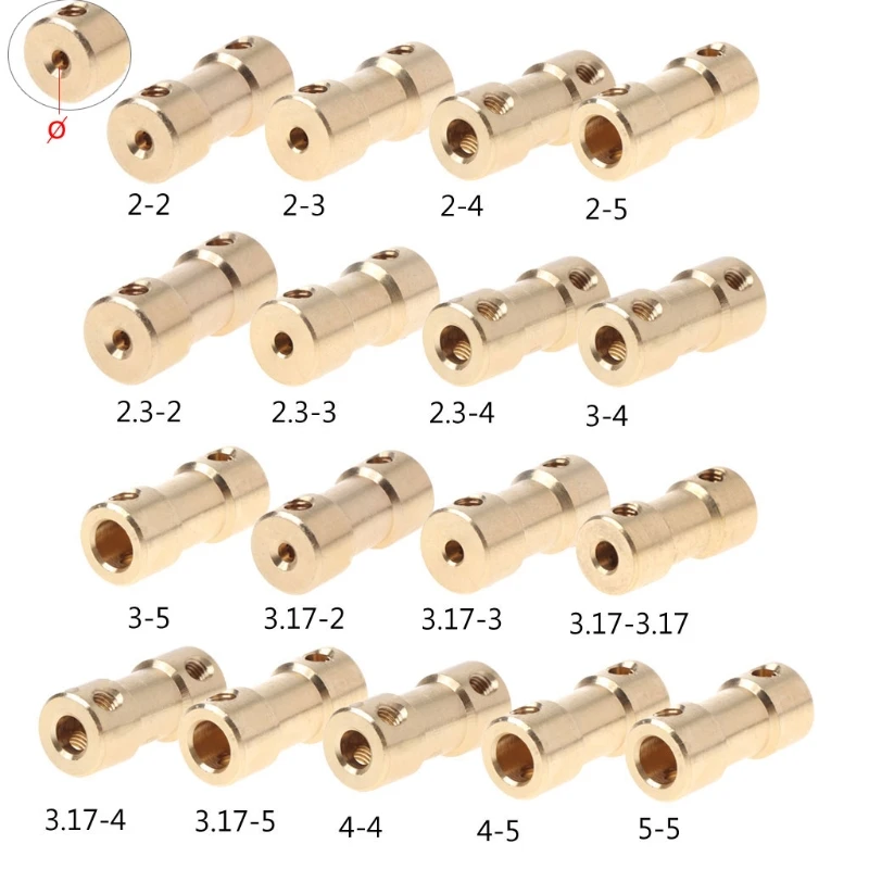 2-5mm Motor Copper Shaft Coupling Coupler Connector Sleeve Adapter US 32CC
2-5mm Motor Copper Shaft Coupling Coupler Connector Sleeve Adapter US 32CC