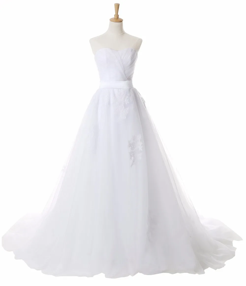 White Ivory A Line Lace Wedding Dresses with Count Train Cap Sleeves Bridal Gowns
White Ivory A Line Lace Wedding Dresses with Count Train Cap Sleeves Bridal Gowns