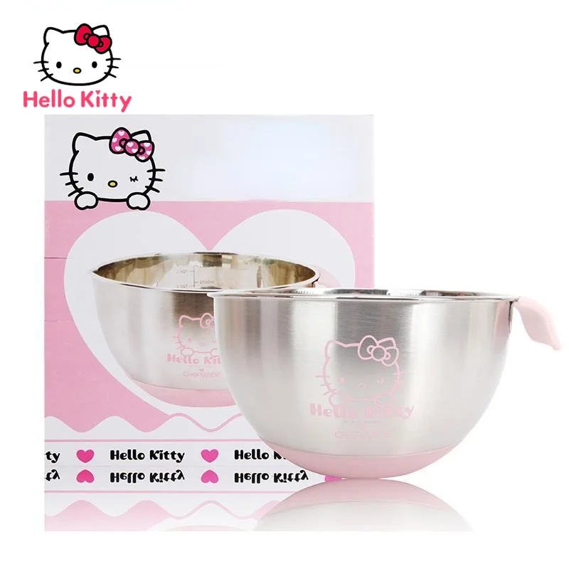 TAKARA TOMY Hello Kitty Household Stainless Steel with Scale Non-slip Handle Silicone Bottom and Surface Egg-beater Baking Tools
TAKARA TOMY Hello Kitty Household Stainless Steel with Scale Non-slip Handle Silicone Bottom and Surface Egg-beater Baking Tools