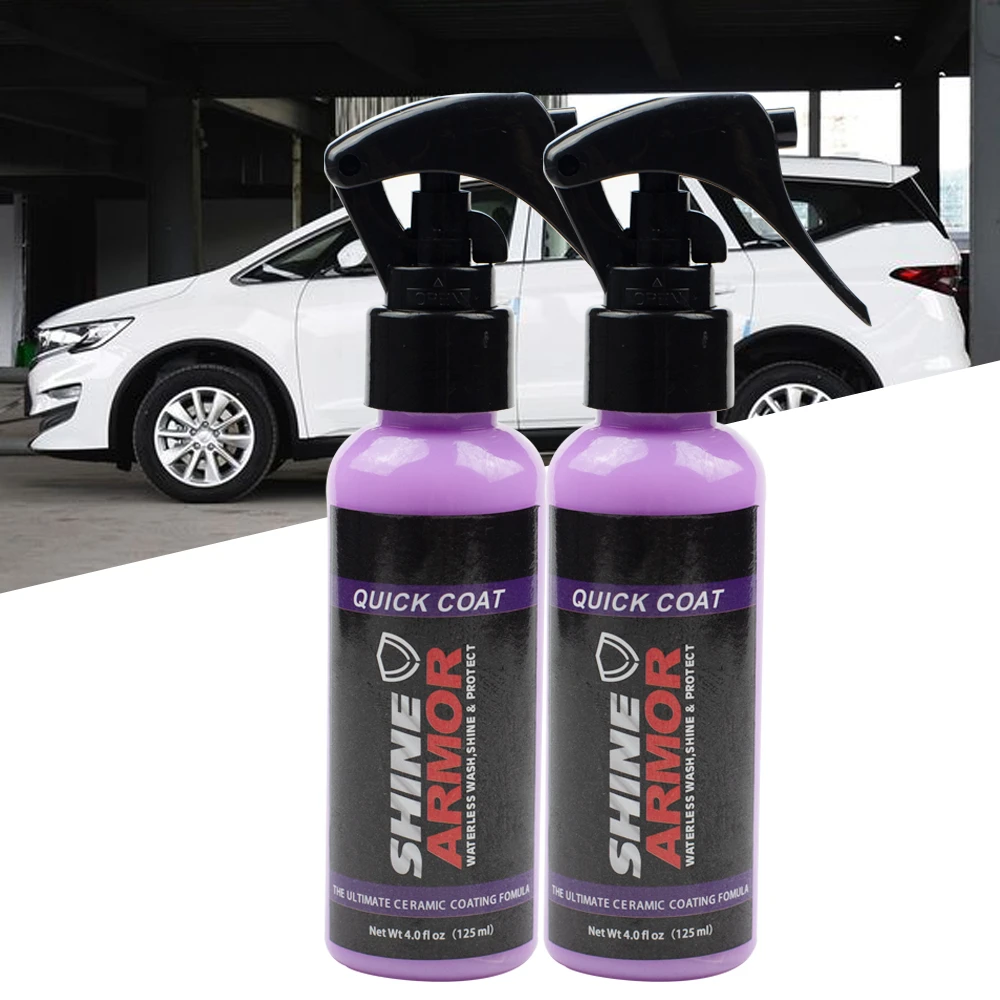 125ml Shine Armor Ceramic Car Wash Fortify Quick Coat Polish Sealer Spray Car Nano Ceramic Coating Polishing Spraying Wax
125ml Shine Armor Ceramic Car Wash Fortify Quick Coat Polish Sealer Spray Car Nano Ceramic Coating Polishing Spraying Wax