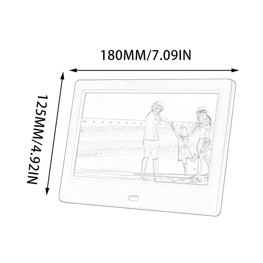 7 inch Screen LED Backlight HD Digital Photo Frame Electronic Album Photo Music Film Full Function Good Gift
7 inch Screen LED Backlight HD Digital Photo Frame Electronic Album Photo Music Film Full Function Good Gift