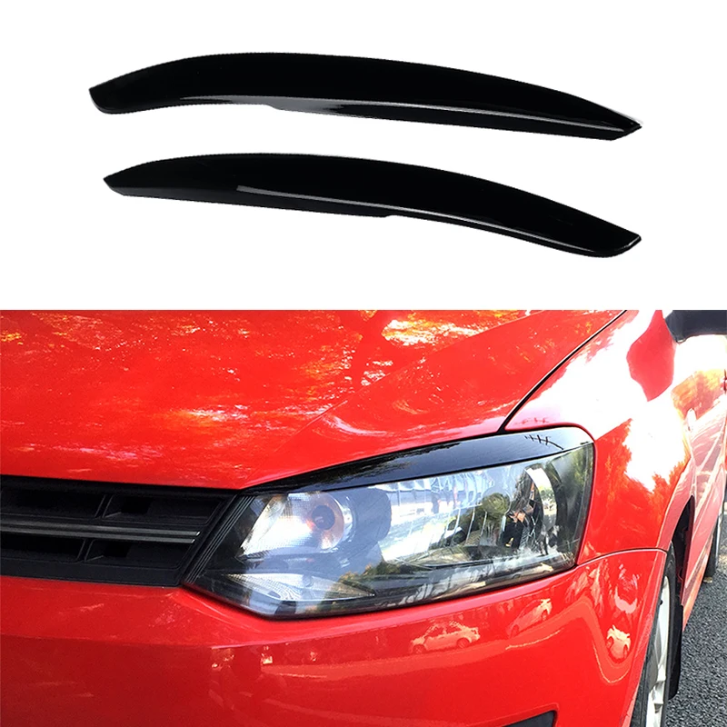 2PCS Car Headlight Eyebrow ABS Trim Stickers Cover for Volkswagen VW POLO MK5 2014 2015 2016 2017 2018 Accessorie Car Styling 
2PCS Car Headlight Eyebrow ABS Trim Stickers Cover for Volkswagen VW POLO MK5 2014 2015 2016 2017 2018 Accessorie Car Styling