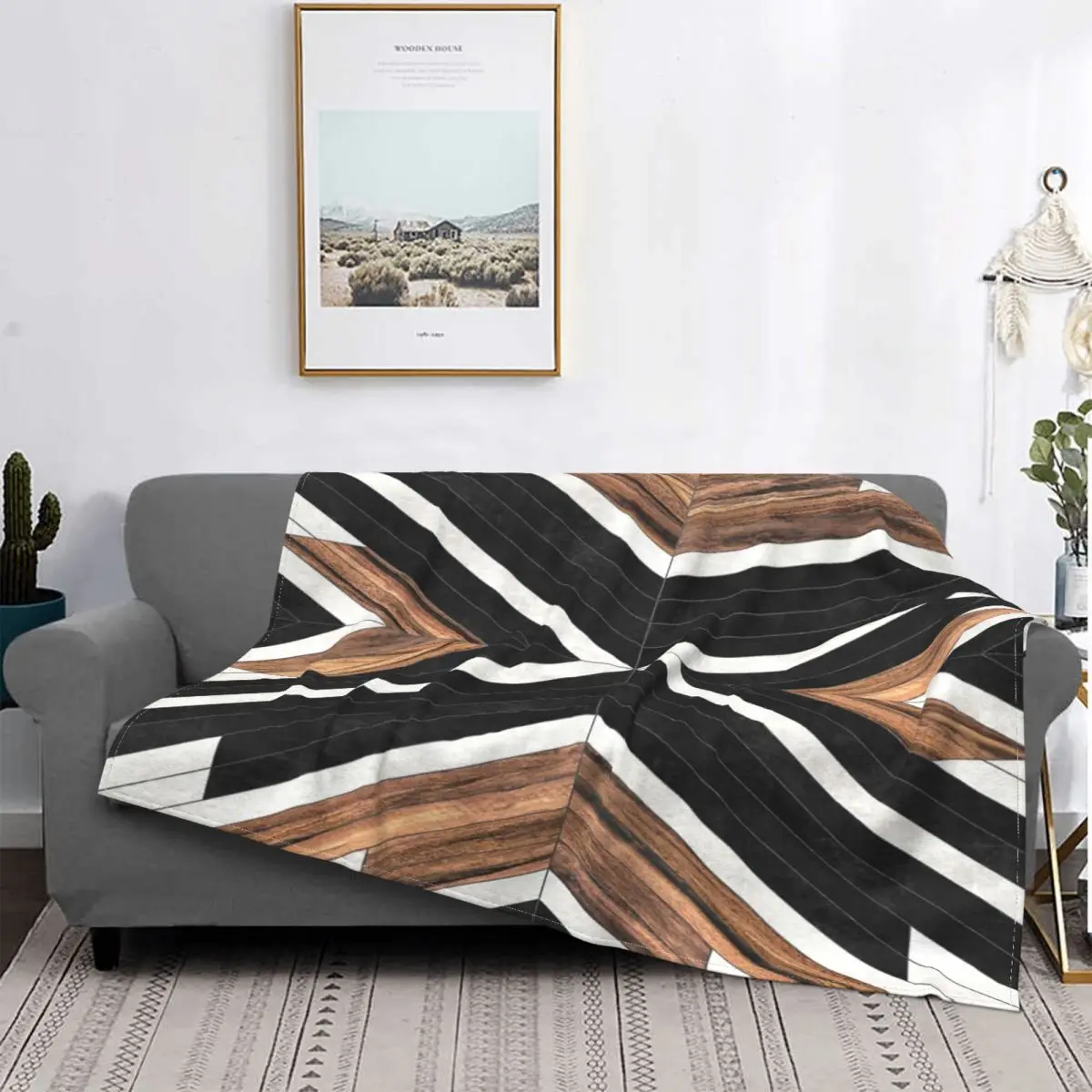 Manta de muselina con patrón Tribal urbano, a cuadros para cama cubrecama, textil de lujo para el hogar, No1 
Manta de muselina con patrón Tribal urbano, a cuadros para cama cubrecama, textil de lujo para el hogar, No1