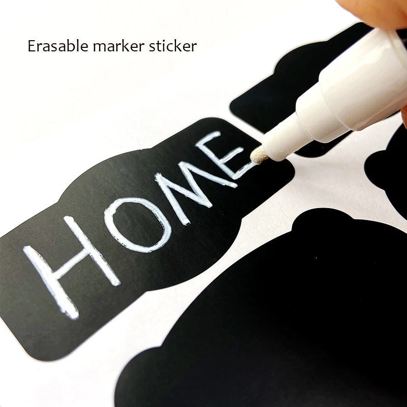 Waterproof Blackboard Label Stickers With Marker Pen Pantry Chalkboard Kitchen Spices Stickers Jars Bottles Stickers
Waterproof Blackboard Label Stickers With Marker Pen Pantry Chalkboard Kitchen Spices Stickers Jars Bottles Stickers
