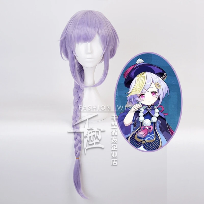 Genshin Impact Cosplay Qiqi Women 75cm Long Light Purple Wig Cosplay Anime Cosplay Wigs Heat Resistant Synthetic Wigs Halloween
Genshin Impact Cosplay Qiqi Women 75cm Long Light Purple Wig Cosplay Anime Cosplay Wigs Heat Resistant Synthetic Wigs Halloween
