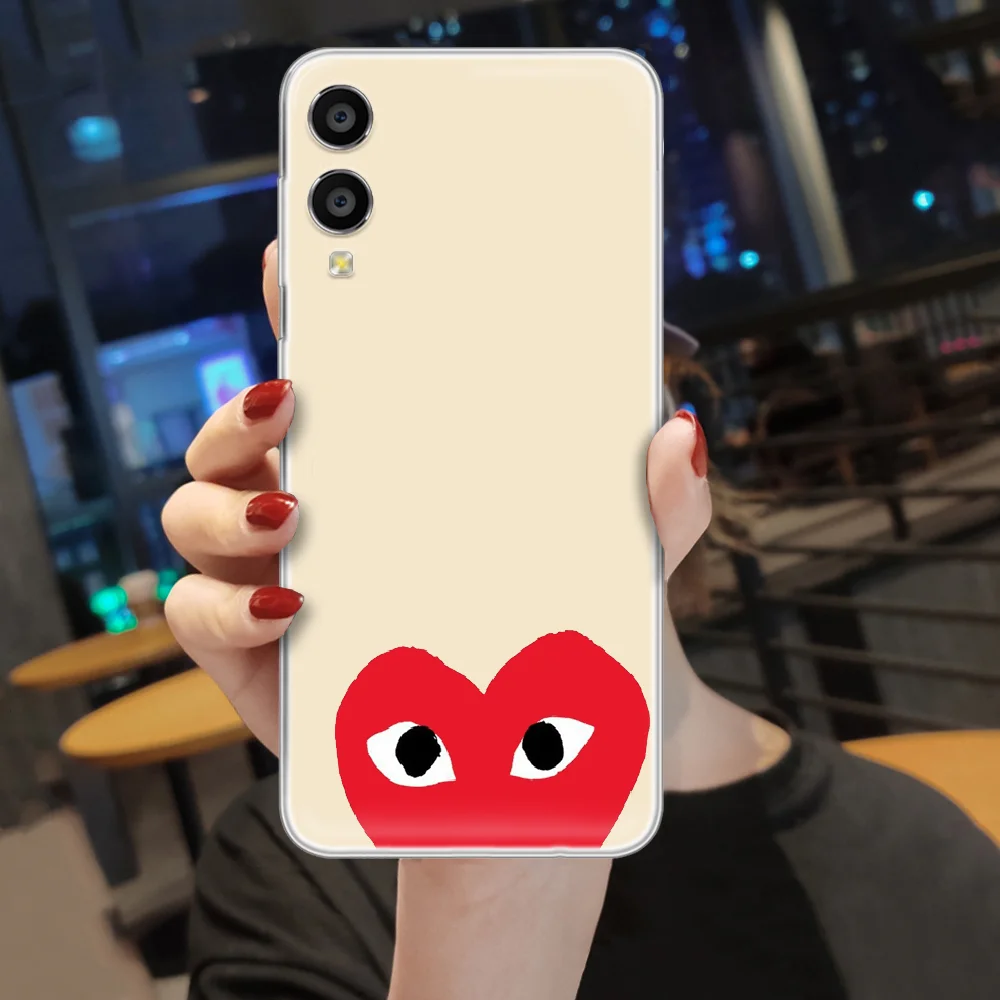 CDG PLAY Heart Brand Phone Case Hull For HUAWEI Honor Nova V 5 7 8 9 10 20 30 C A X Lite Pro transparent Cell Soft Cover Fashion
CDG PLAY Heart Brand Phone Case Hull For HUAWEI Honor Nova V 5 7 8 9 10 20 30 C A X Lite Pro transparent Cell Soft Cover Fashion