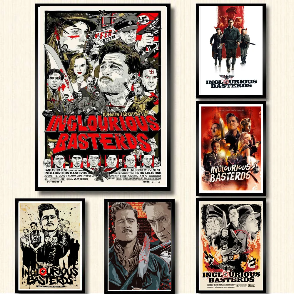 Poster And Prints Hot Quentin Tarantino Inglourious Basterds Movie Classic Art Painting Wall Pictures Home Decor quadro cuadros
Poster And Prints Hot Quentin Tarantino Inglourious Basterds Movie Classic Art Painting Wall Pictures Home Decor quadro cuadros
