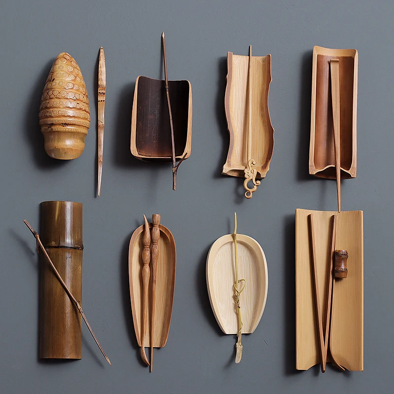 Tea Bamboo Tea Set Accessories Zero with Tea Lotus Zen Kung Fu Tea Ceremony Decoration Six Gentlemen Three-Piece Set Home
Tea Bamboo Tea Set Accessories Zero with Tea Lotus Zen Kung Fu Tea Ceremony Decoration Six Gentlemen Three-Piece Set Home