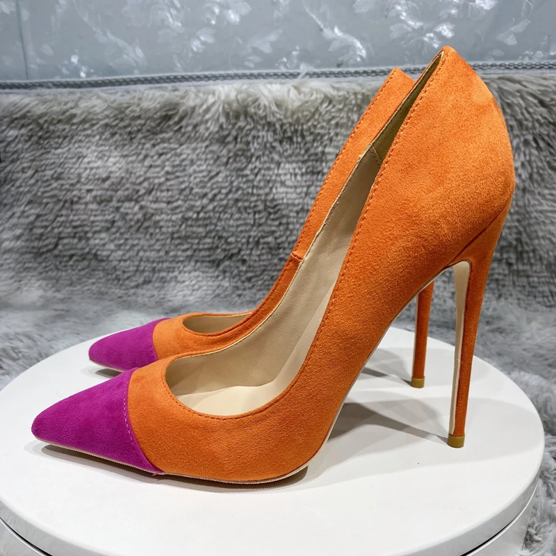 Women Elegantes Fashion Mixed Colors Velvet Shoes Pointed Toe Stiletto High Heel Shallow Slip-On Party Heels Pumps
Women Elegantes Fashion Mixed Colors Velvet Shoes Pointed Toe Stiletto High Heel Shallow Slip-On Party Heels Pumps