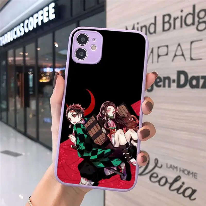 Anime Demon Slayer nezuko Kimetsu Phone Case Matte transparent For Purple iPhone 12 Mini 11 Pro XR XS Max 7 8 Plus X Back Cover
Anime Demon Slayer nezuko Kimetsu Phone Case Matte transparent For Purple iPhone 12 Mini 11 Pro XR XS Max 7 8 Plus X Back Cover