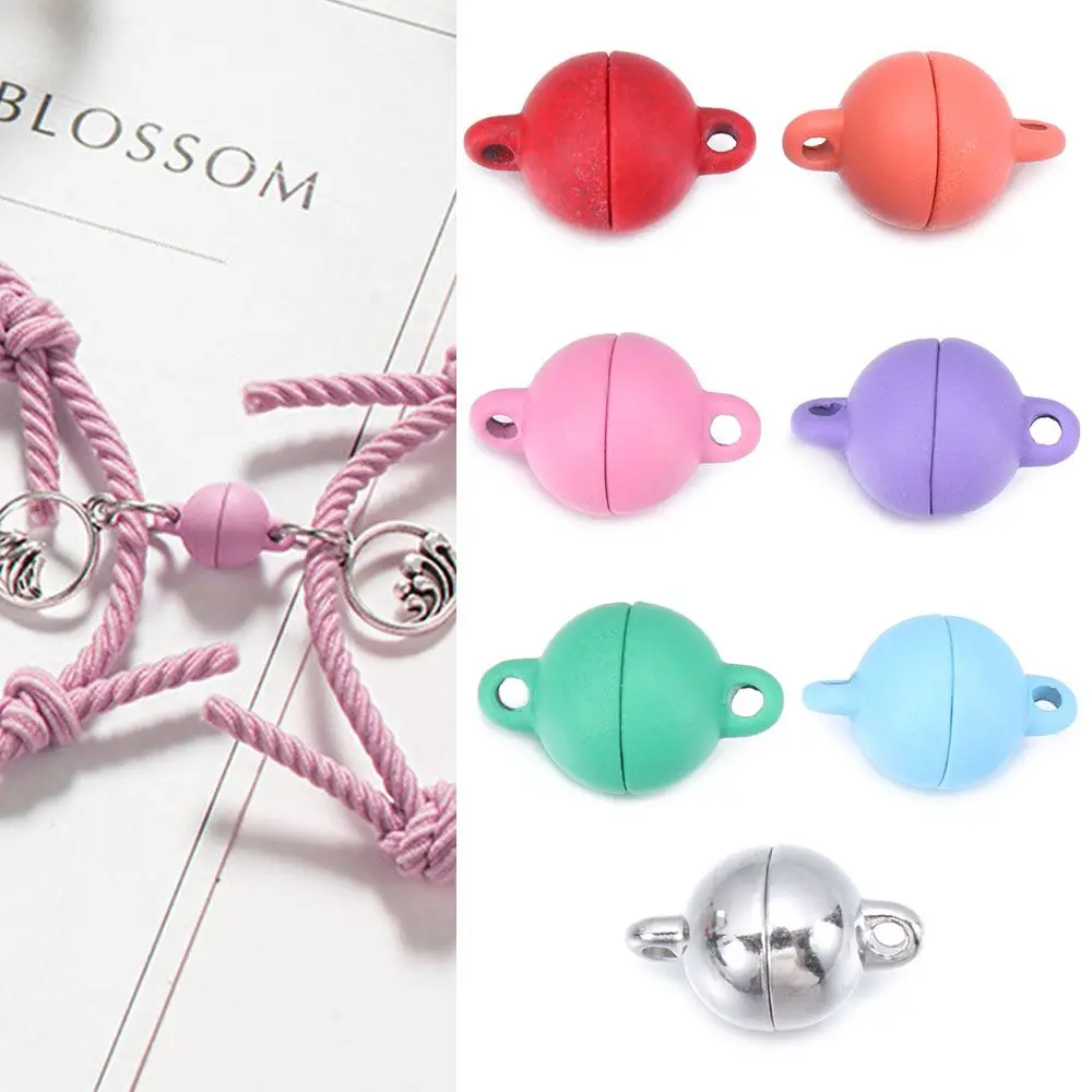 20pcs(10sets) Handmade Jewelry Findings End Caps Beads Magnetic Buckle Connected Clasps Couple Bracelet Round
20pcs(10sets) Handmade Jewelry Findings End Caps Beads Magnetic Buckle Connected Clasps Couple Bracelet Round