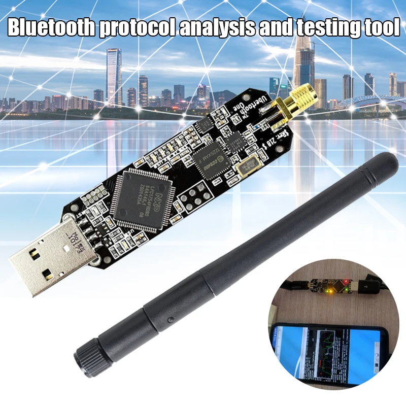Ubertooth One module test tool 2.4 GHz wireless development platform suitable for Bluetooth experimentation
Ubertooth One module test tool 2.4 GHz wireless development platform suitable for Bluetooth experimentation