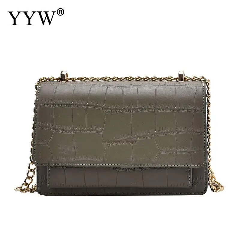 Fashion Women's Designer Handbags Stone Grain Chains PU Leather Women Totes Ladies High Quality Shoulder Crossbody Bags
Fashion Women's Designer Handbags Stone Grain Chains PU Leather Women Totes Ladies High Quality Shoulder Crossbody Bags