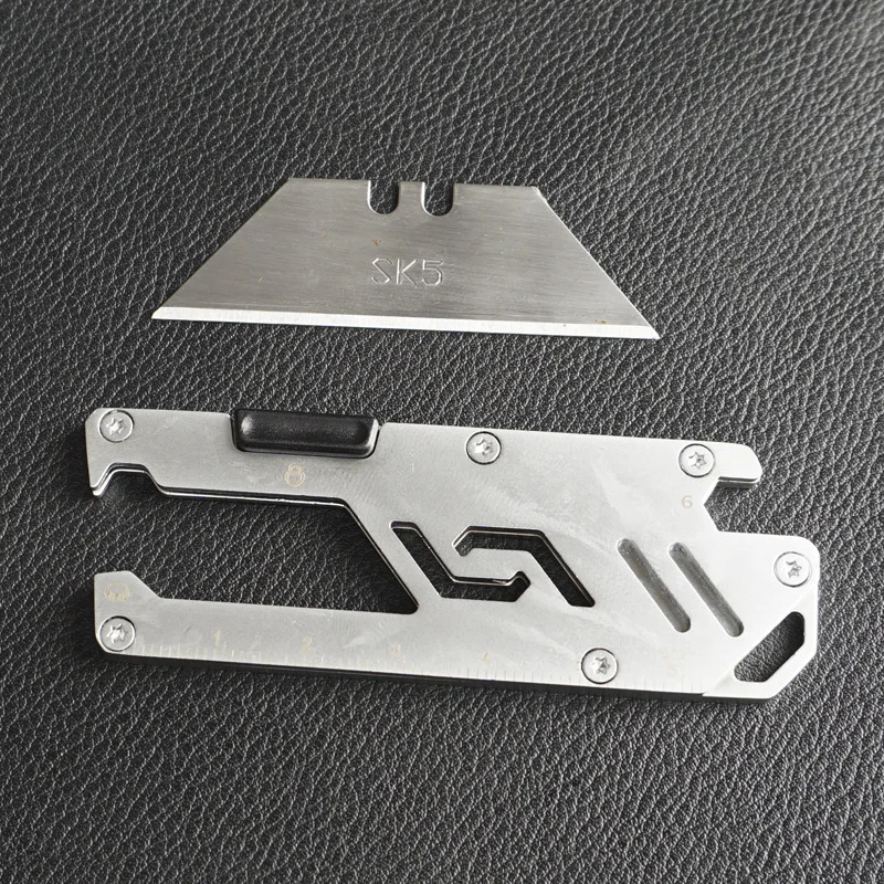 5/Color New Multi Function Portable Courier Knives Student Manual Opener Key chain Utility Wallpaper Parcel Knife Paper Cutter |
