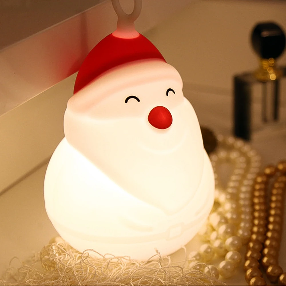 Christmas Night Light Sleeping Toy Glow Night Lamp Santa Claus Light Colorful Luminary Pat Light Christmas Toys USB Charging
Christmas Night Light Sleeping Toy Glow Night Lamp Santa Claus Light Colorful Luminary Pat Light Christmas Toys USB Charging