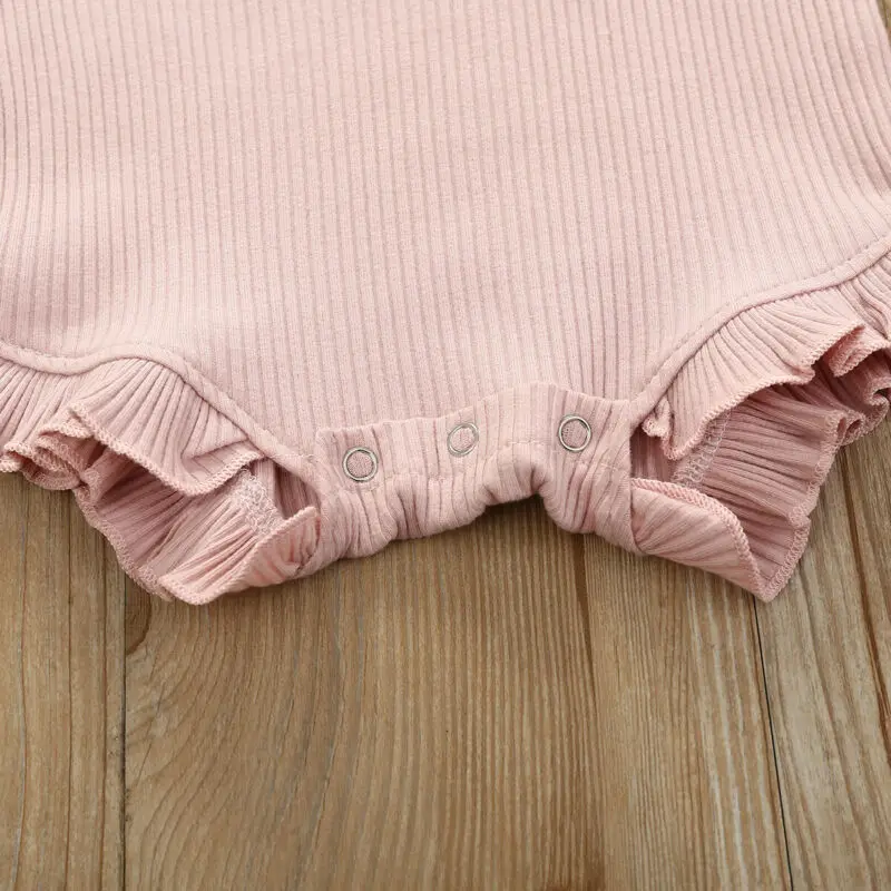 2020 New Fashion Summer Toddler Baby Girl Ruffle Knitted Romper Jumpsuit Outfits Clothes
2020 New Fashion Summer Toddler Baby Girl Ruffle Knitted Romper Jumpsuit Outfits Clothes