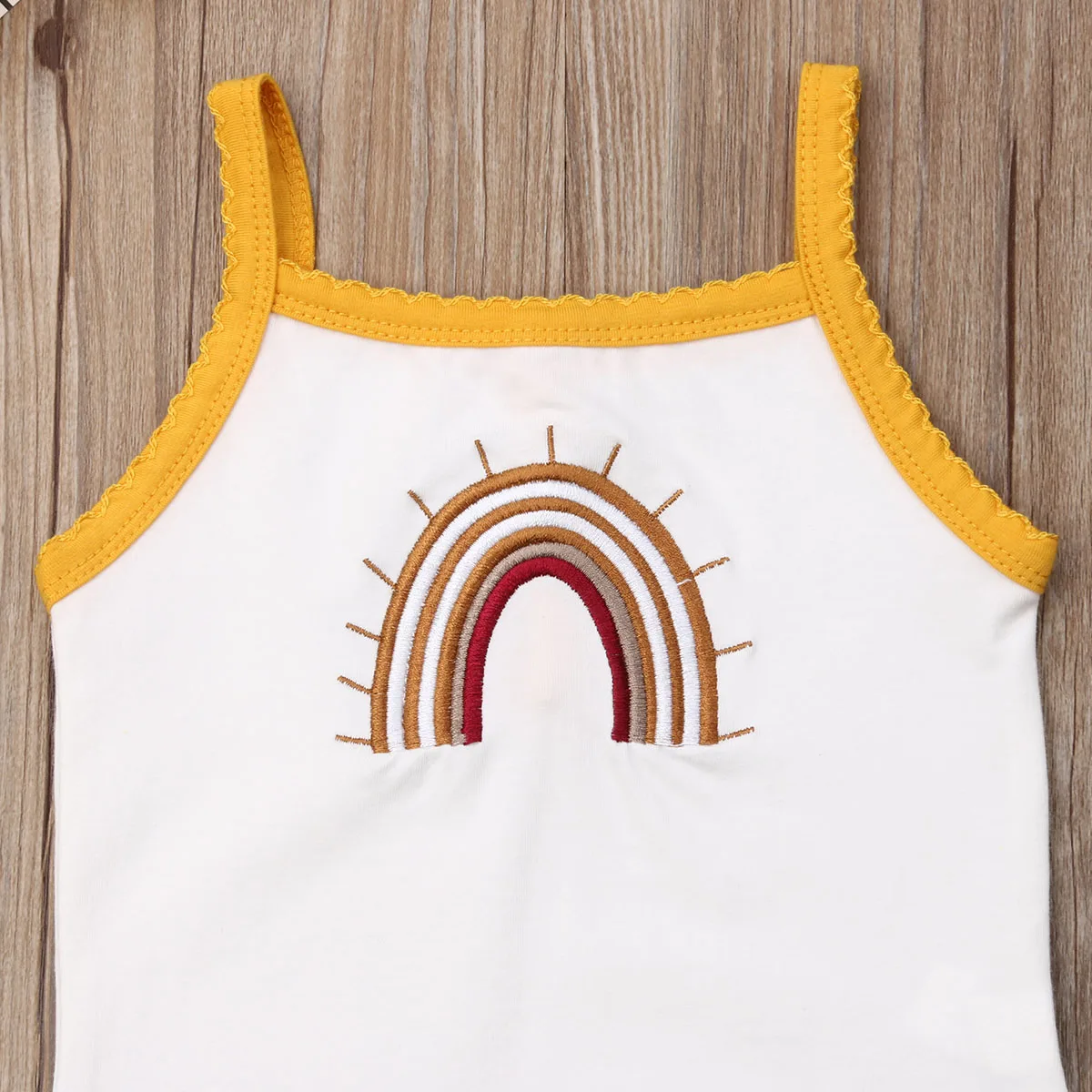0-24M Newborn Clothes Cotton Bodysuit Baby Girl Clothes Rainbow Sling Bodysuit Outfit Summer Infant Baby Sling Playsuit Clothes
0-24M Newborn Clothes Cotton Bodysuit Baby Girl Clothes Rainbow Sling Bodysuit Outfit Summer Infant Baby Sling Playsuit Clothes