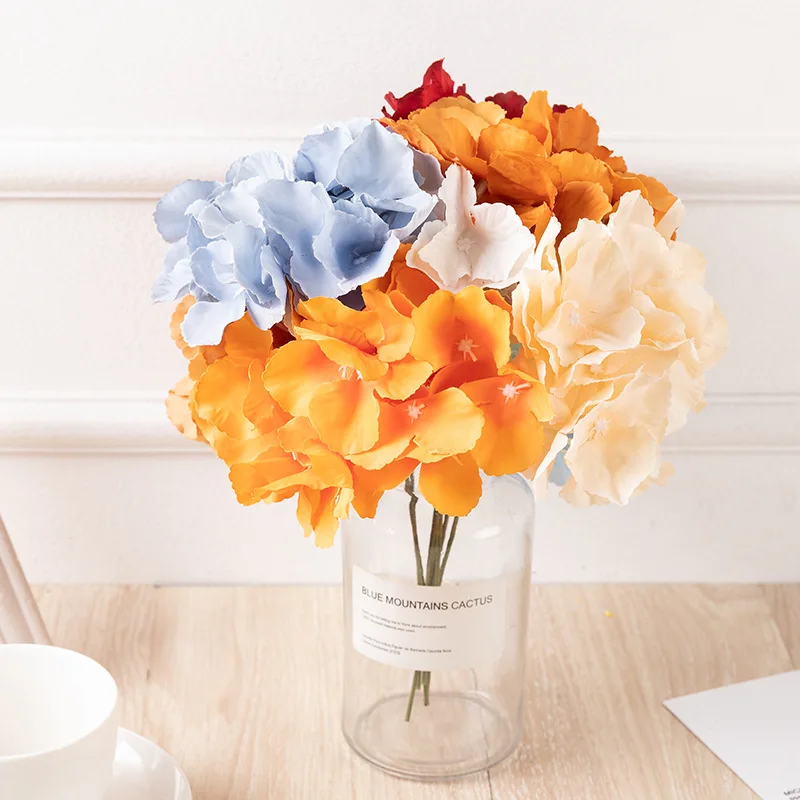 New Macaroon Hydrangea Artificial Flower 16cm Diameter Cloth Fake Decoration Wedding Bridal Bouquet Home Decor Christmas CK30H
New Macaroon Hydrangea Artificial Flower 16cm Diameter Cloth Fake Decoration Wedding Bridal Bouquet Home Decor Christmas CK30H