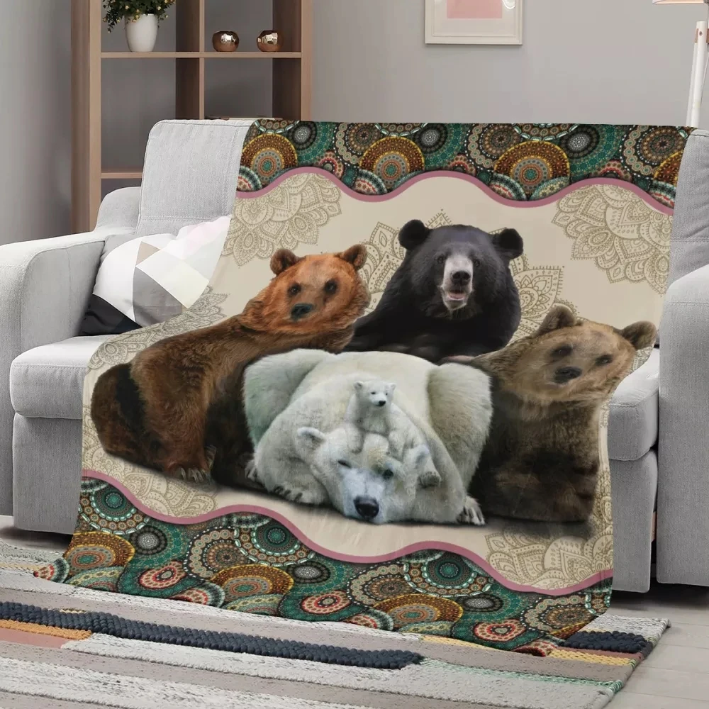 Bear Family Printed Velvet Plush Throw Fleece Blankets Bedspread Sherpa Blanket Sofa/Bed/Couch Quilt Cover for Adult Gifts
Bear Family Printed Velvet Plush Throw Fleece Blankets Bedspread Sherpa Blanket Sofa/Bed/Couch Quilt Cover for Adult Gifts
