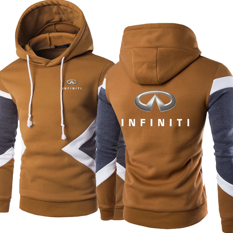 2021 New for INFINITI Logo spring autumn Fashion men Pullover Sweatshirts Patchwork Casual Cotton Hoodies Men Clothing
2021 New for INFINITI Logo spring autumn Fashion men Pullover Sweatshirts Patchwork Casual Cotton Hoodies Men Clothing