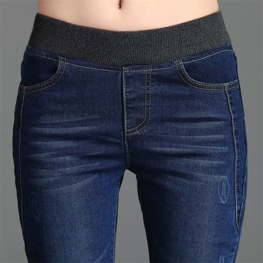 Fashion Woman Jeans Loose High Waist Casual Jeans Elastic Waist Pencil Oversized Pants Dropshipping
Fashion Woman Jeans Loose High Waist Casual Jeans Elastic Waist Pencil Oversized Pants Dropshipping