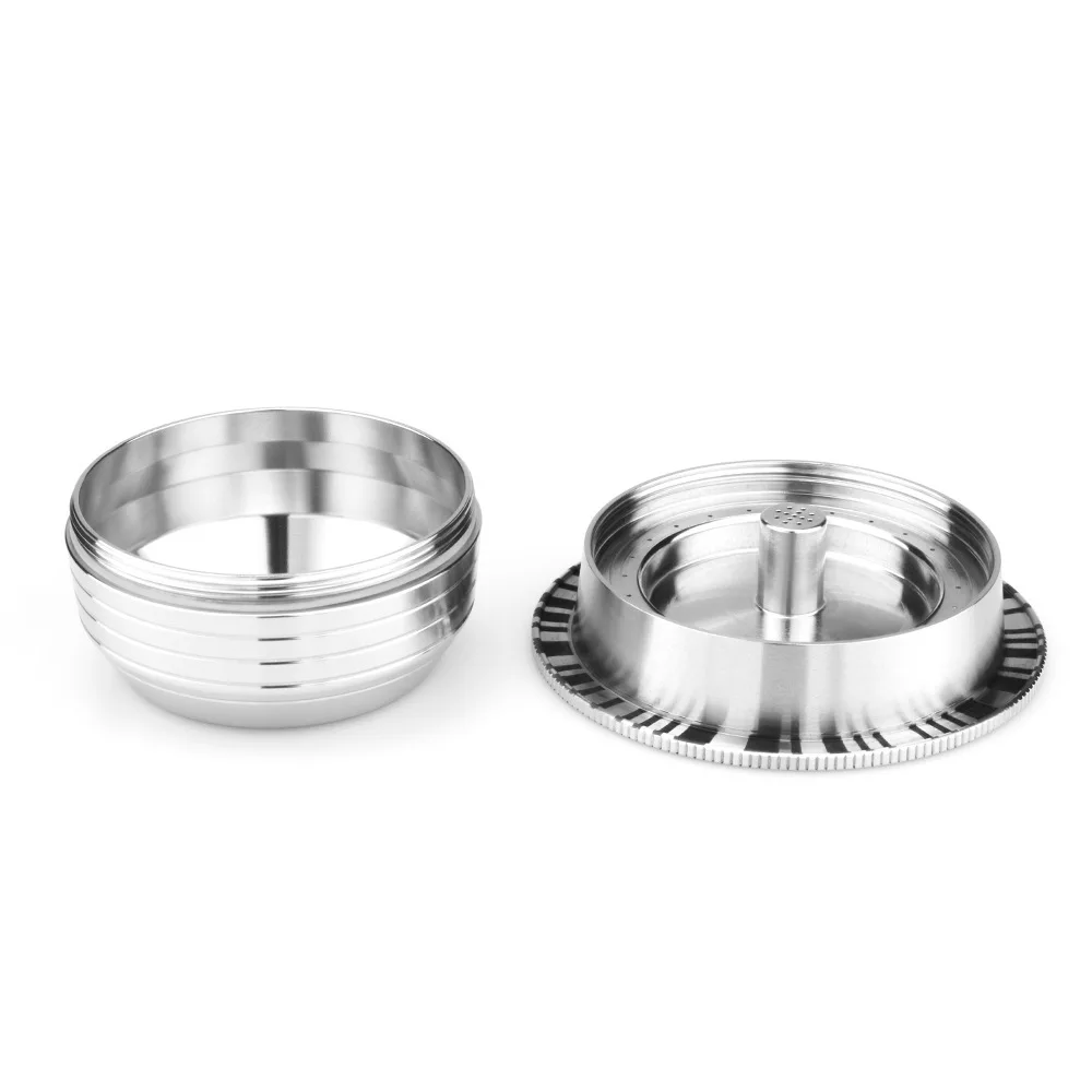 1set Stainless Steel Metal Reusable Capsules Refillable Coffee Cup Filter For Espresso Nespresso Vertuo Machine With Brush
1set Stainless Steel Metal Reusable Capsules Refillable Coffee Cup Filter For Espresso Nespresso Vertuo Machine With Brush