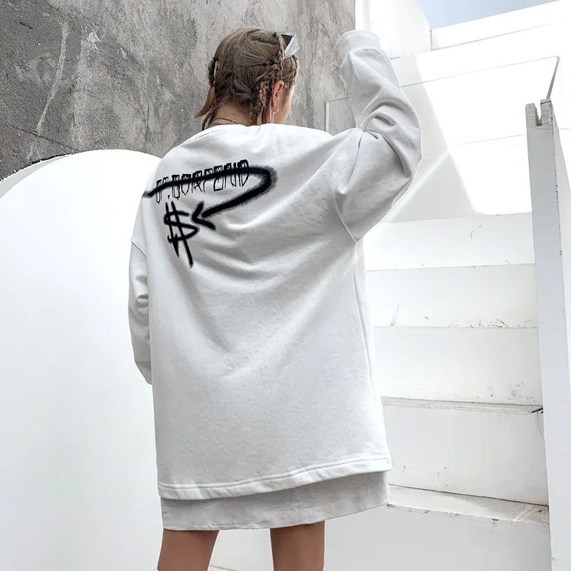 Fashion Hipster Hip Hop Spoof Graffiti Print Pullover Sweatshirts Dark Black Style Men Women Casual Loose Cotton Tee Shirts Tops
Fashion Hipster Hip Hop Spoof Graffiti Print Pullover Sweatshirts Dark Black Style Men Women Casual Loose Cotton Tee Shirts Tops