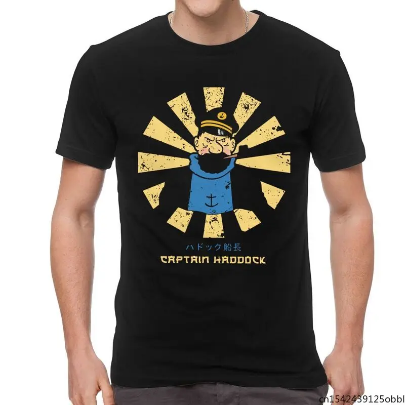 Captain Haddock Retro The Adventures of Tintin Men Novelty Short Sleeve Herge Comic Snowy Dog T-shirt Unisex Summer Round Neck
Captain Haddock Retro The Adventures of Tintin Men Novelty Short Sleeve Herge Comic Snowy Dog T-shirt Unisex Summer Round Neck