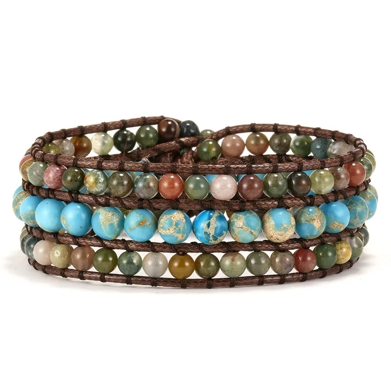 2021 Vintage Bracelets & Bangles Ethnic Natural Stone Hand-woven Bracelets for Women Jewelry Wholesale Armband Pulseras Mujer
2021 Vintage Bracelets & Bangles Ethnic Natural Stone Hand-woven Bracelets for Women Jewelry Wholesale Armband Pulseras Mujer