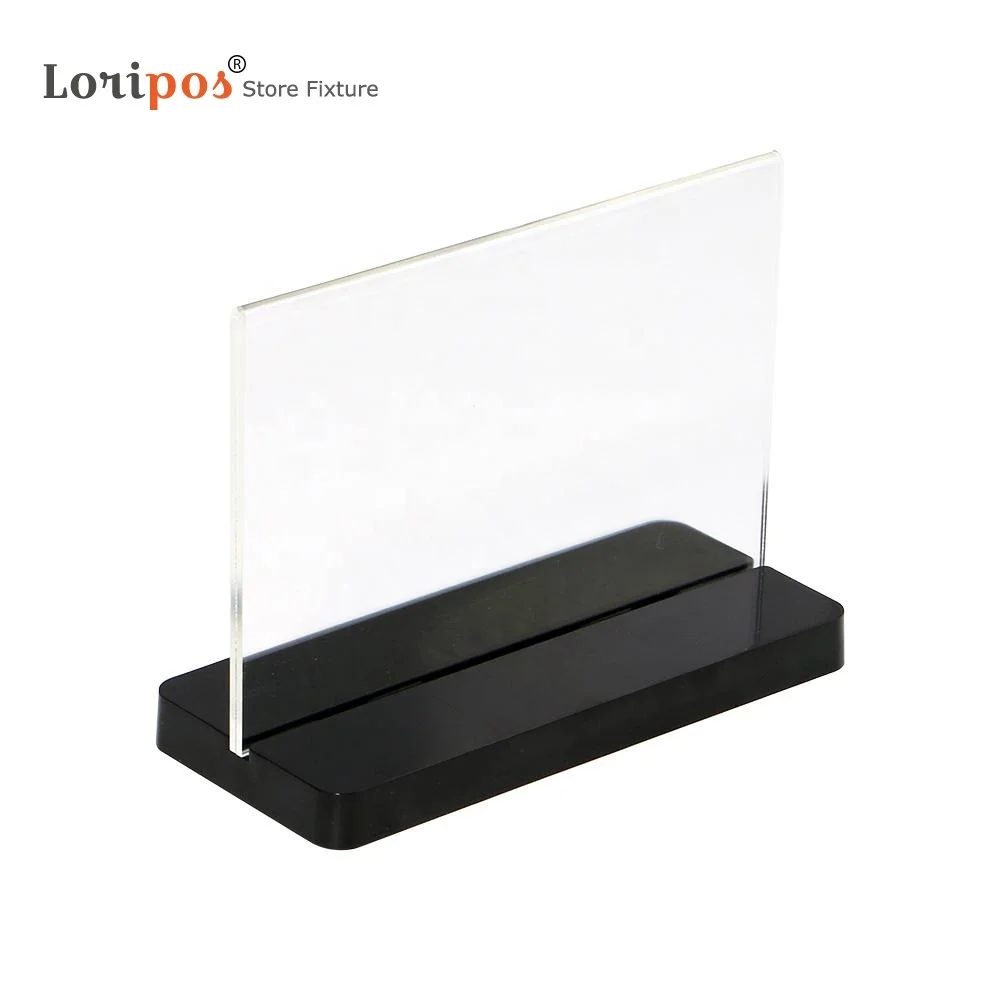 Acrylic A6 Label Wedding Name Card Note Price Tag Display Frame Desk Sign Holder Menu Stand Black Base 
Acrylic A6 Label Wedding Name Card Note Price Tag Display Frame Desk Sign Holder Menu Stand Black Base
