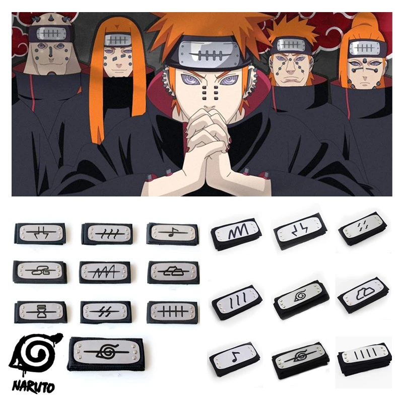 Аниме Akatsuki Pain Uchiha Itachi Косплей Prop ниндзя символ повязка на голову Konoha Kakashi головной убор нарукавник для вечерние НКИ Хэллоуин игрушки
Аниме Akatsuki Pain Uchiha Itachi Косплей Prop ниндзя символ повязка на голову Konoha Kakashi головной убор нарукавник для вечерние НКИ Хэллоуин игрушки