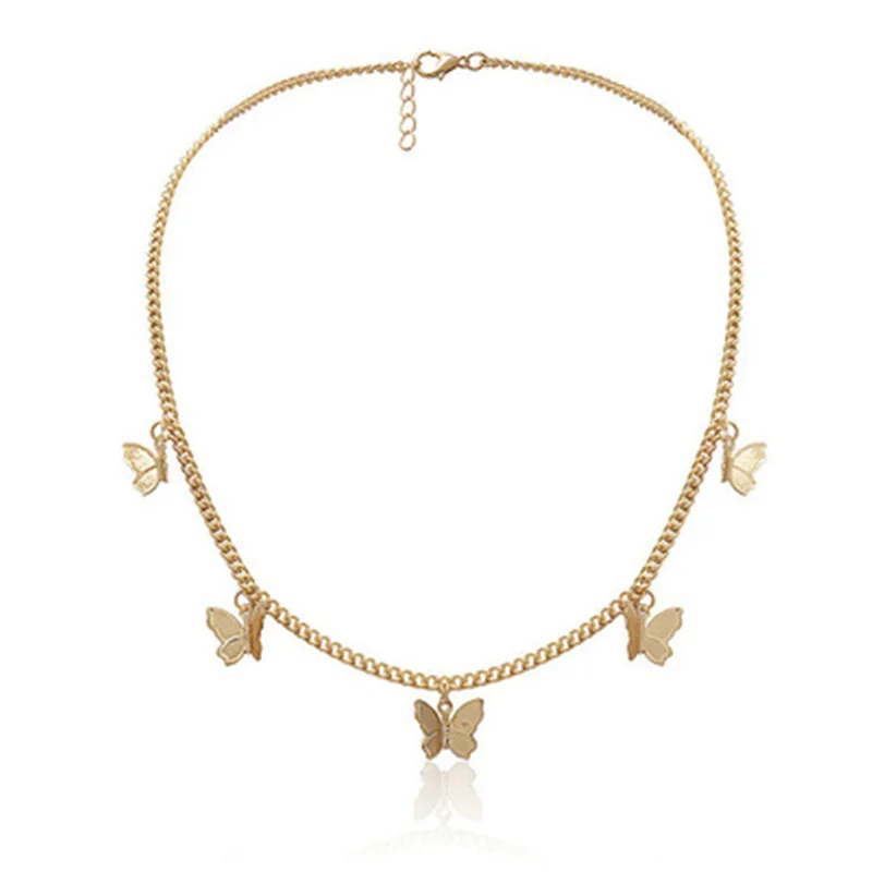Bohemian Cute Butterfly Choker Necklace For Women Gold Silver Color Clavicle Chain 2021 Fashion Female Chic Chocker Jewelry
Bohemian Cute Butterfly Choker Necklace For Women Gold Silver Color Clavicle Chain 2021 Fashion Female Chic Chocker Jewelry