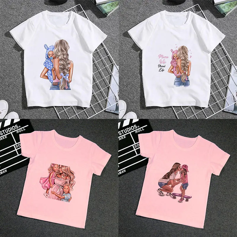 Casual Kawaii 2021 Kids T Shirt Summer Super Mom Mother And Baby Love Life Lovely Girl Tshirt Fashion Boys T Shirts Girls Tops
Casual Kawaii 2021 Kids T Shirt Summer Super Mom Mother And Baby Love Life Lovely Girl Tshirt Fashion Boys T Shirts Girls Tops