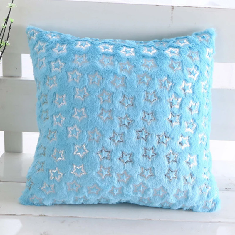 Multi-color Cushion Cover Star Pattern Pillowcase Lumbar Pillowcase Plush Soft Pillowcase Skin-friendly Durable Household Goods
Multi-color Cushion Cover Star Pattern Pillowcase Lumbar Pillowcase Plush Soft Pillowcase Skin-friendly Durable Household Goods
