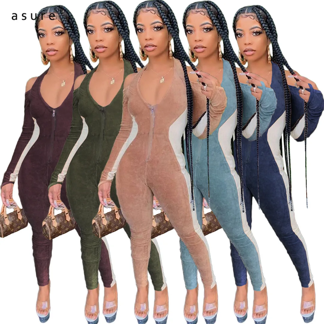 Jumpsuit Women Pants Long Sleeve Body Overalls Sexy Clothing 2021 Female One Piece Club Outfits Tracksuit Black Catsuit GL6298
Jumpsuit Women Pants Long Sleeve Body Overalls Sexy Clothing 2021 Female One Piece Club Outfits Tracksuit Black Catsuit GL6298