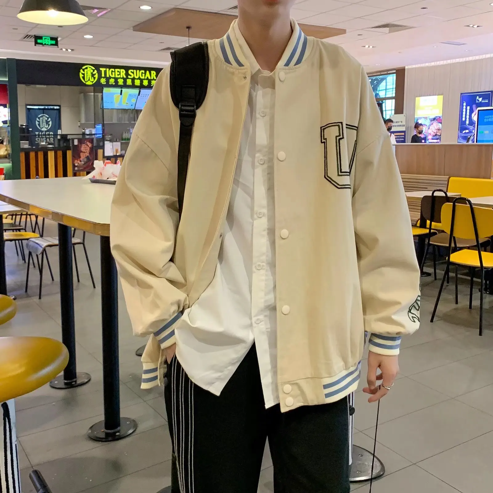 American retro embroidery jacket early autumn spring 2021 new baseball uniform loose thin ins trend high street jacket
American retro embroidery jacket early autumn spring 2021 new baseball uniform loose thin ins trend high street jacket