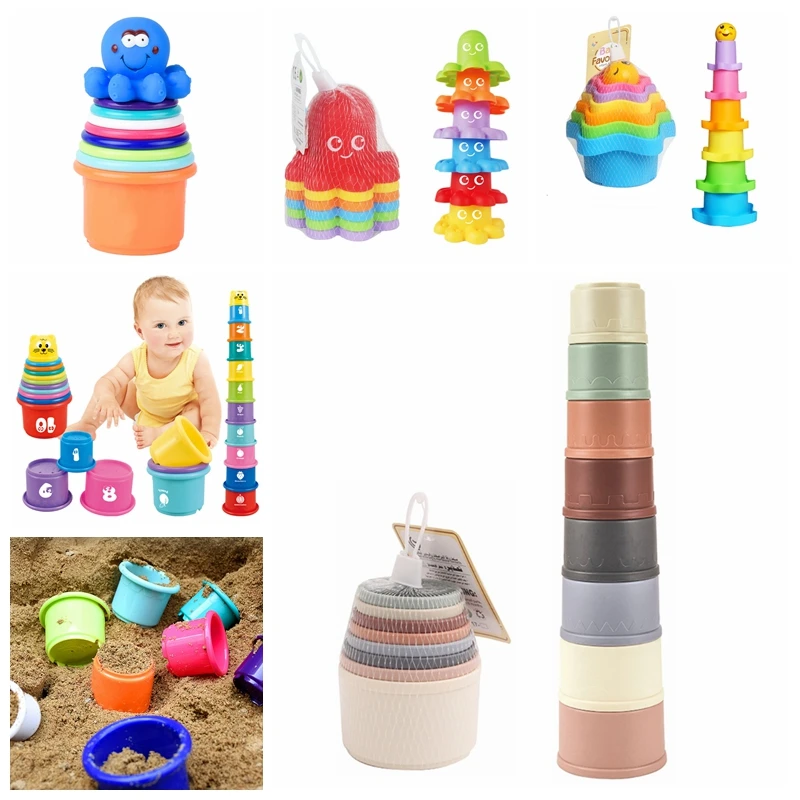 Kids Bathroom Stacked Cups Set Toys Cup Stacking Toys Water/Beach Games Tool Fun Baby Bathtub Toddlers Best Toys
Kids Bathroom Stacked Cups Set Toys Cup Stacking Toys Water/Beach Games Tool Fun Baby Bathtub Toddlers Best Toys