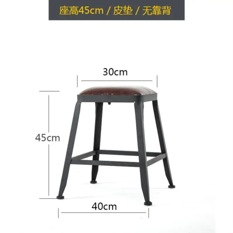 Bar Stool High Stools Wrought Iron Home Back Bar Stool Tables And Chairs Modern Minimalist High Chair Bar Chair High Chair