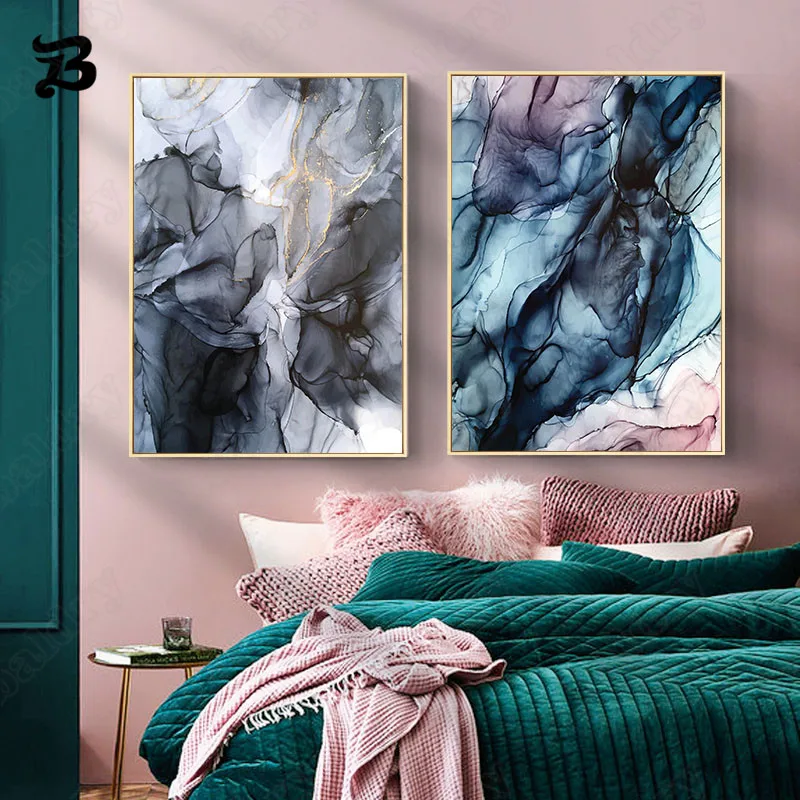Canvas Painting for Living Room Colorful Ink Abstract Modern Painting Wall Art Nordic Modern Poster Print Home Cuadros Decor
Canvas Painting for Living Room Colorful Ink Abstract Modern Painting Wall Art Nordic Modern Poster Print Home Cuadros Decor